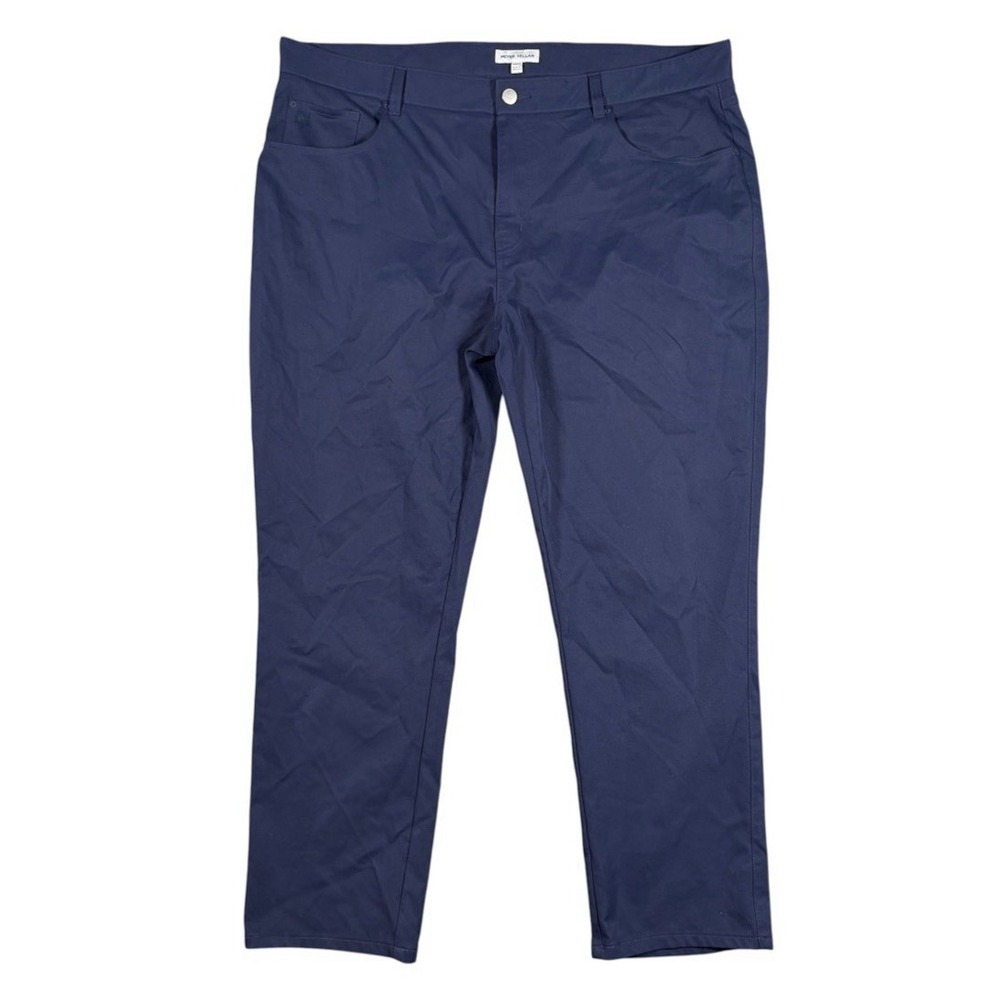 Peter Millar EB66 Pants Men 40x32(28) Navy Blue Performance Stretch Golf EUC